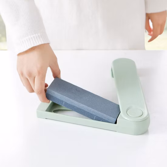 Doppelseitiger Faltenmesserschärfer Tragbarer Taschenschärfer Diamantmesserschärfstein Outdoor-Küchenwerkzeuge Esg11982